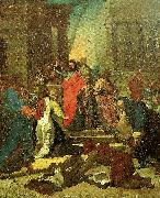 Theodore   Gericault la predication de saint paul a ephese Germany oil painting artist